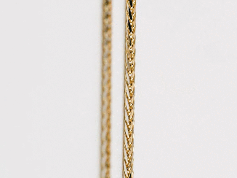 Χρυσή αλυσίδα λαιμού γυναικεία σπίγκα