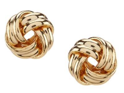 Χρυσά Σκουλαρίκια Κόμπος