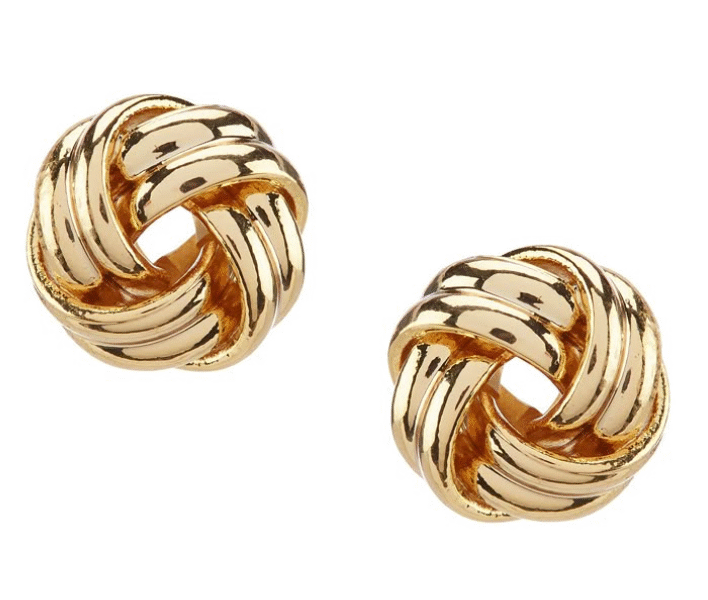 Χρυσά Σκουλαρίκια Κόμπος