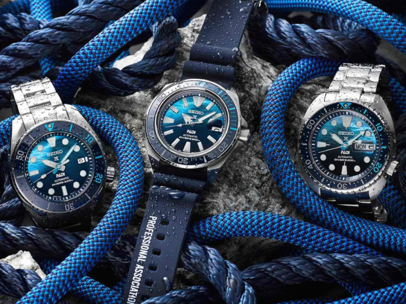 SEIKO Prospex 'Great Blue' Samurai Scuba PADI Special Edition Automatic Ανδρικό SRPJ93K1