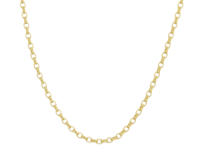 Χρυσή αλυσίδα λαιμού με πλέξιμο κρίκο κρίκο