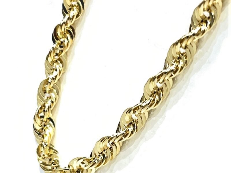 Χρυσή αλυσίδα πλεκτή στριφτή 14 καράτια
