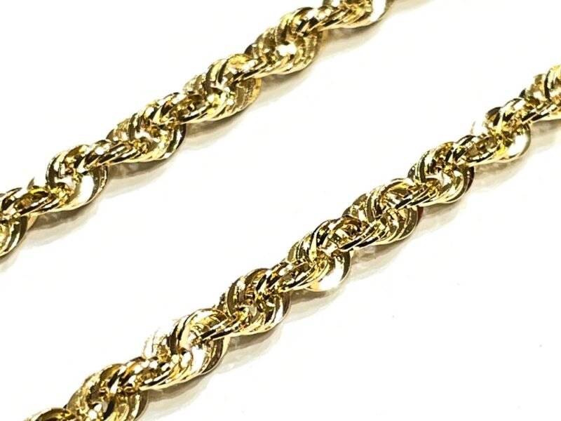 Χρυσή αλυσίδα πλεκτή στριφτή 14 καράτια